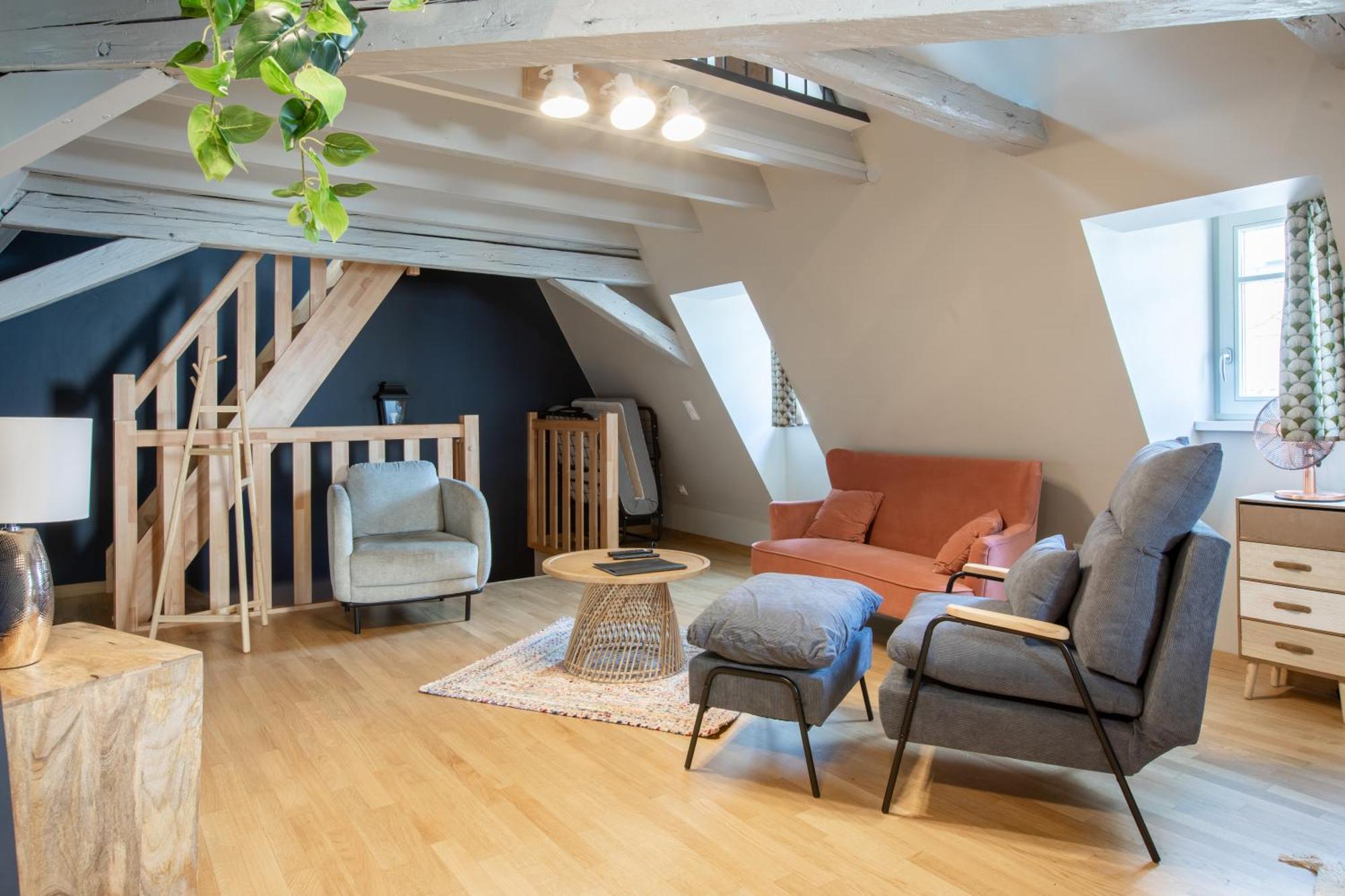 Duplex Atypique Au Coeur De Mulhouse Apartment Ngoại thất bức ảnh