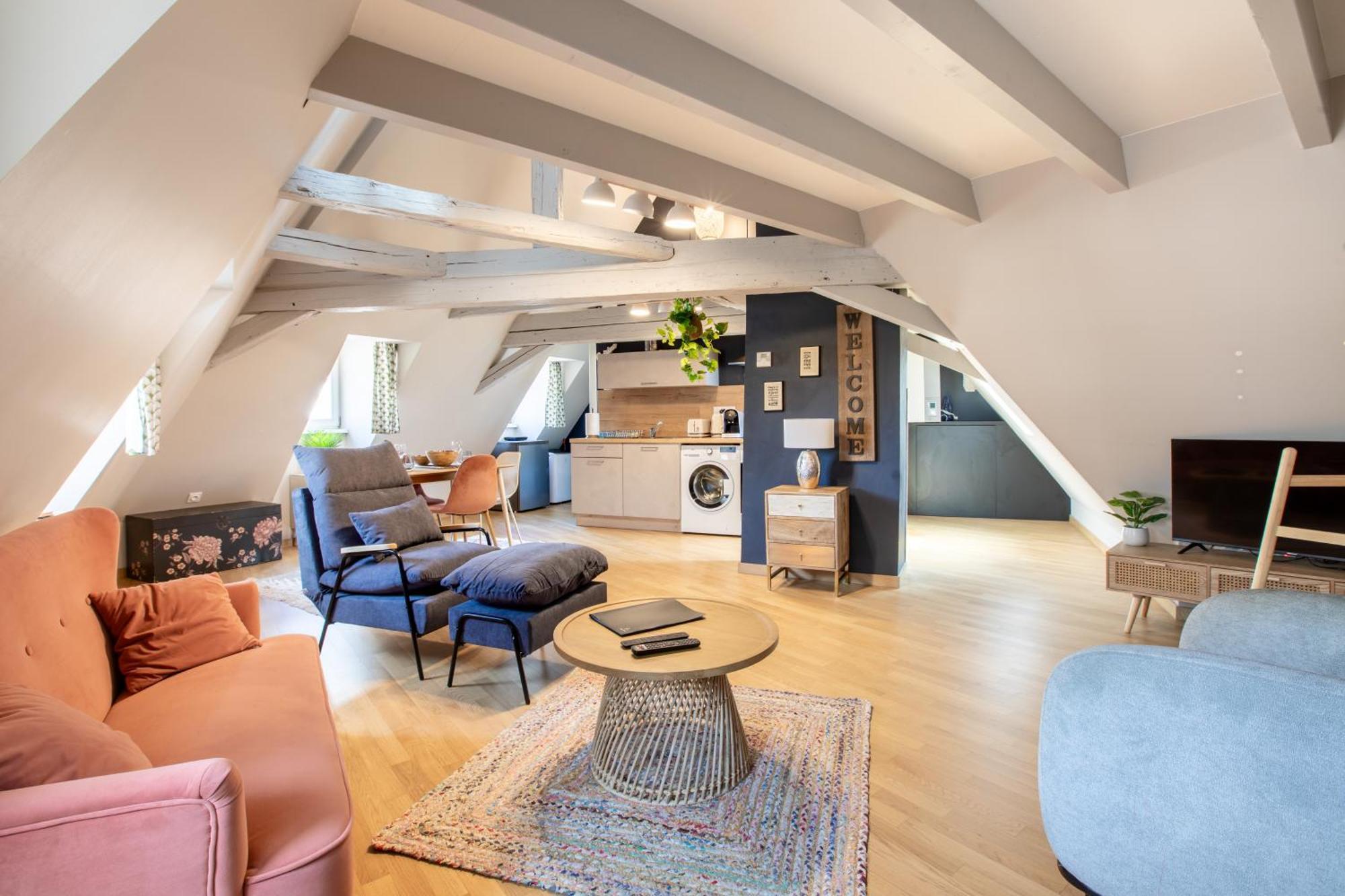 Duplex Atypique Au Coeur De Mulhouse Apartment Ngoại thất bức ảnh